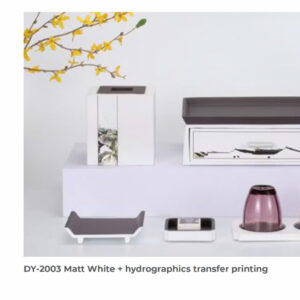 DY-2003 Matt White + hydrographics transfer printing