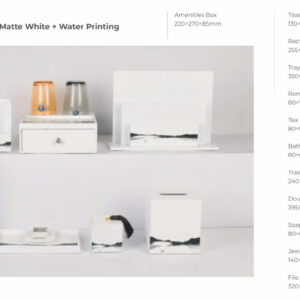 DY-2109 Synthetic Resin + Matte White + Water Printing