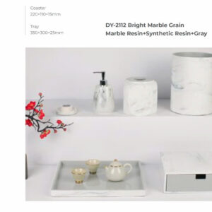 DY-2112 Bright Marble Grain Marble Resin+Synthetic Resin+Gray