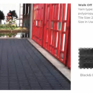 Walk Off - Modular Scraping & Water Absorbing Mat