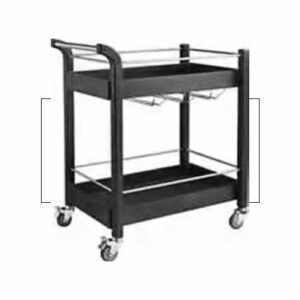 2-Shelf Service Cart - Model: HM7672B
