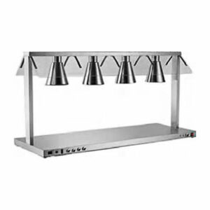 Four-head stainless steel electric warmer station