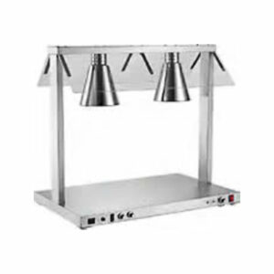 Double-head stainless steel electric warmer station