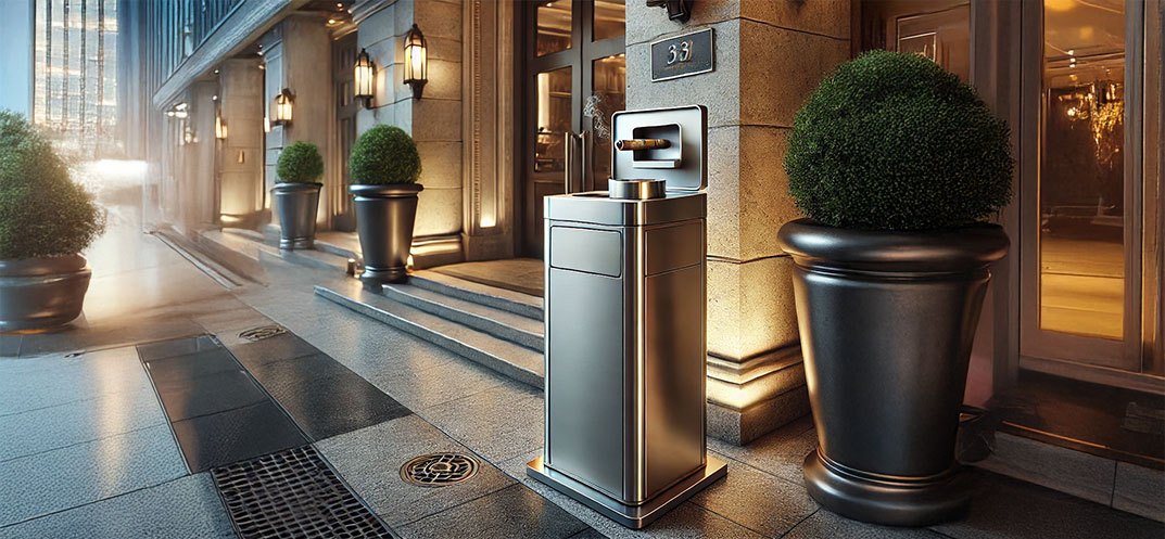 Trash bin Lobby, Out-door