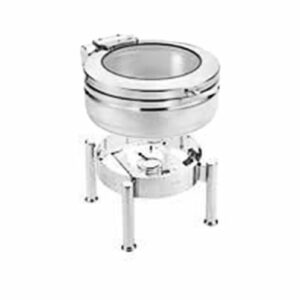 CD-602G-PM - Round Induction Chafing Dish + Stackable Stand with Burner Holder