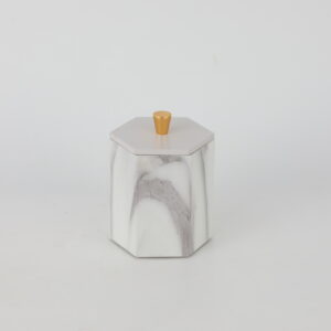 White Marble Bath Salt Bowl